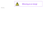 Tablet Screenshot of biltuning.no